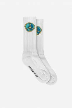 Wastedparis WASTED PARIS SOCKS ANOTHER WORLD WHITE