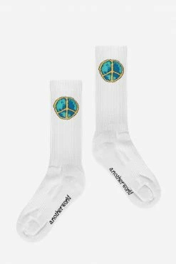 Wastedparis WASTED PARIS SOCKS ANOTHER WORLD WHITE 7 Wastedparis WASTED PARIS SOCKS ANOTHER WORLD WHITE