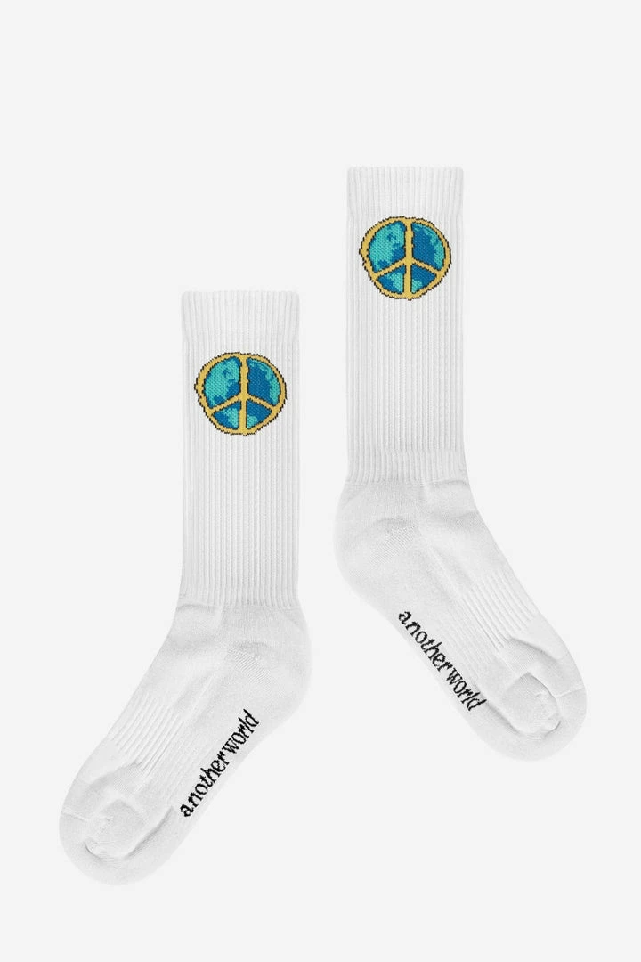 Wastedparis WASTED PARIS SOCKS ANOTHER WORLD WHITE 5 Wastedparis WASTED PARIS SOCKS ANOTHER WORLD WHITE