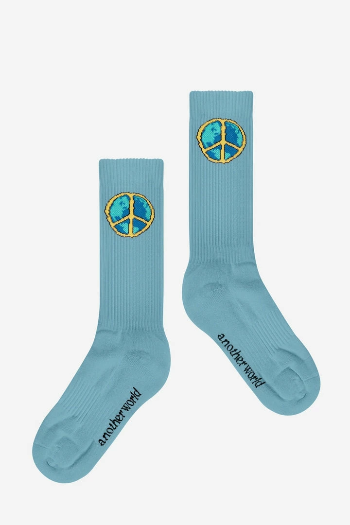 Wastedparis WASTED PARIS SOCKS ANOTHER WORLD BLUE 5 Wastedparis WASTED PARIS SOCKS ANOTHER WORLD BLUE