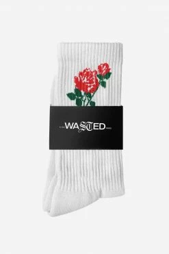 Wastedparis WASTED PARIS PIECE OF MIND SOCKS WHITE ACCESSORIES