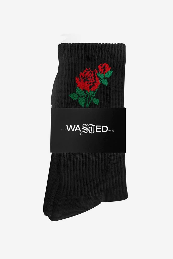 Wastedparis ACCESSORIES WASTED PARIS PIECE OF MIND SOCKS BLACK 4 Wastedparis ACCESSORIES WASTED PARIS PIECE OF MIND SOCKS BLACK