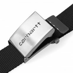 CARHARTT CLIP BELT CHROME BLACK