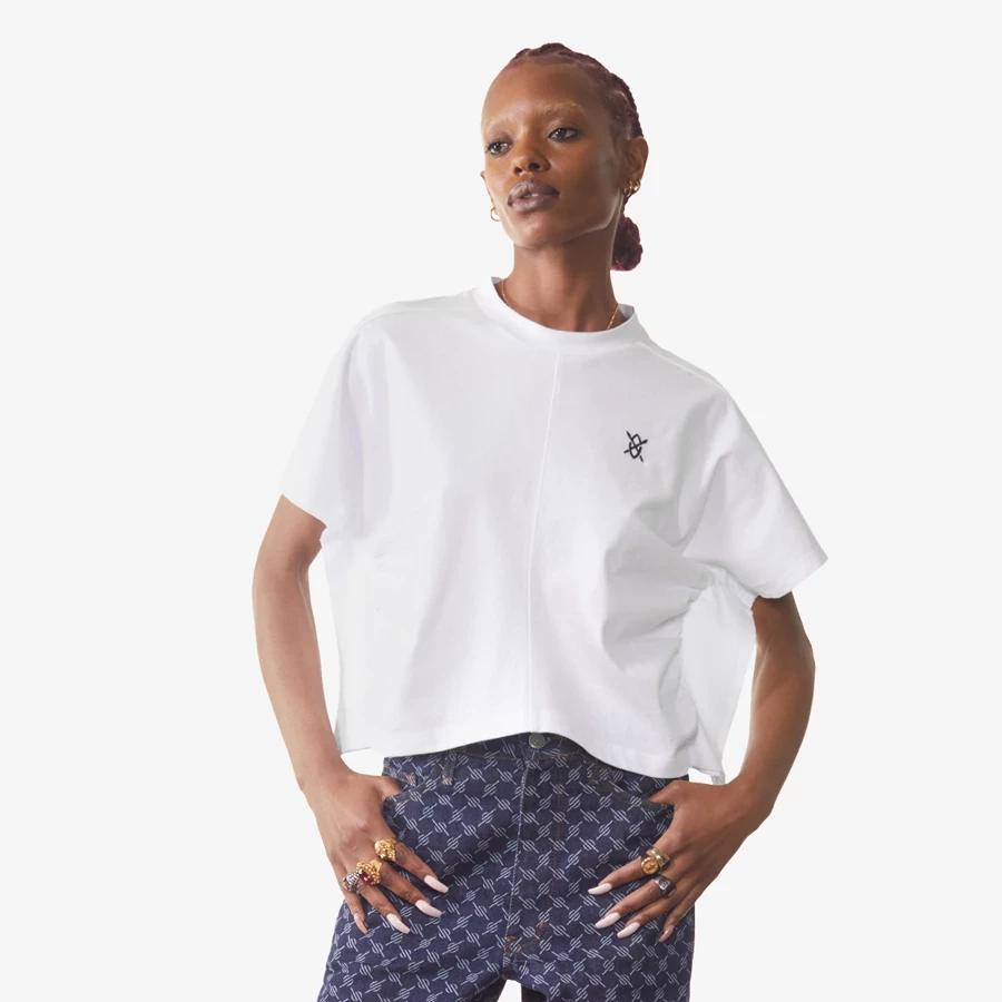 NEW ARRIVALS DAILY PAPER - MAJELA SS T-SHIRT WHITE 4 NEW ARRIVALS DAILY PAPER - MAJELA SS T-SHIRT WHITE