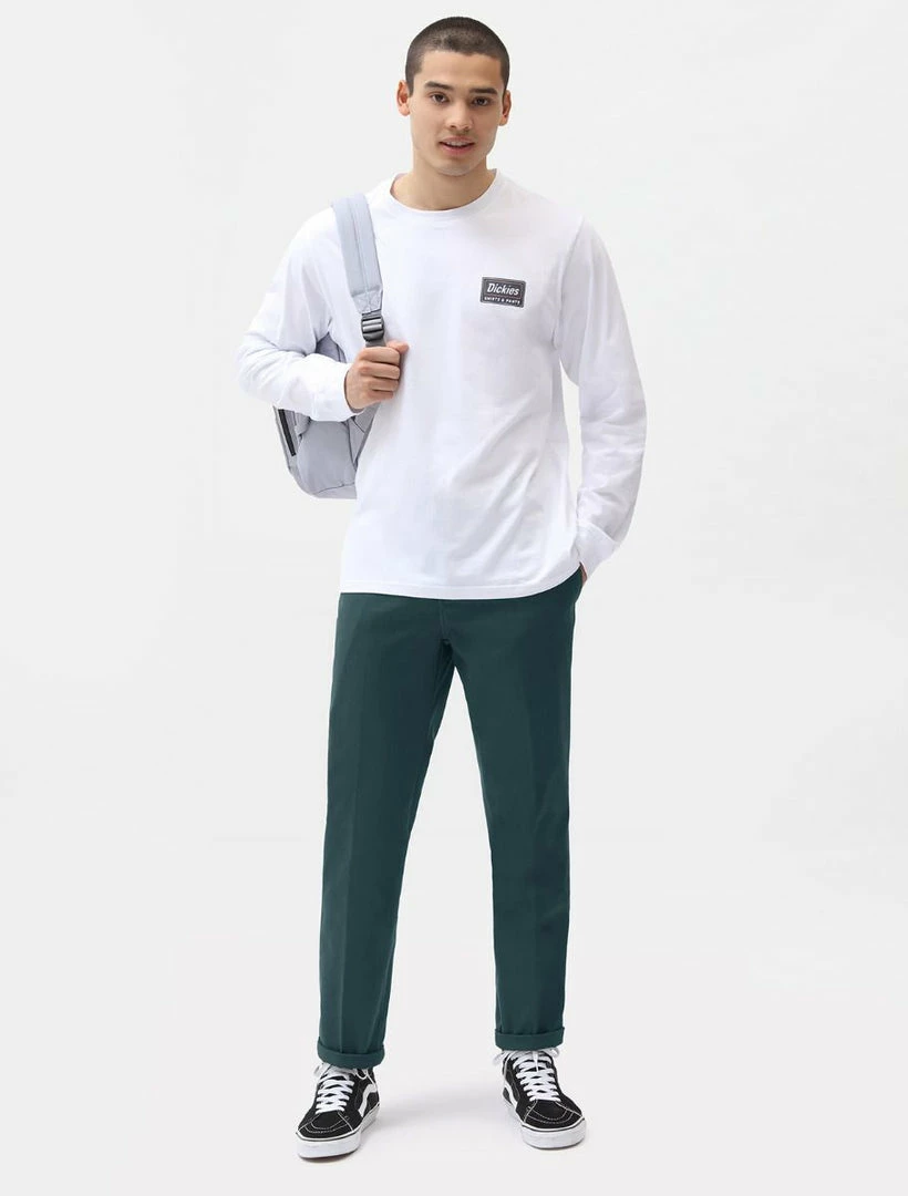 DICKIES 827 PANT SLIM FIT GREEN 5 DICKIES 827 PANT SLIM FIT GREEN