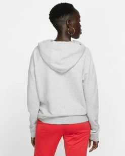 NIKE W SPORTSWEAR ESSENTIAL HOODIE GRAY