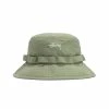 STUSSY UNISEX NYCO RIPSTOP BOONIE HAT - SAGE NEW ARRIVALS