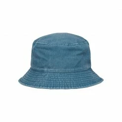 STUSSY UNISEX WASHED STOCK BUCKET HAT - LAGUNA BLUE