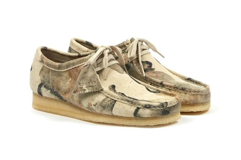 CLARK'S NEW ARRIVALS CLARKS WALLABEE OFF WHITE CAMO 4 CLARK'S NEW ARRIVALS CLARKS WALLABEE OFF WHITE CAMO