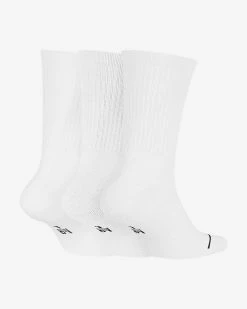 JORDAN EVERYDAY MAX CREW SOCKS WHITE