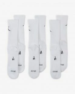 JORDAN EVERYDAY MAX CREW SOCKS WHITE