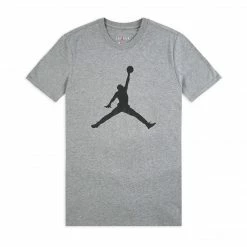 JORDAN M J JUMPMAN T-SHIRT CARBON HEATHER APPAREL
