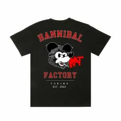 HANNIBAL STORE X RAT - LOGO T-SHIRT BLACK NEW ARRIVALS