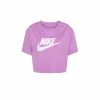 NIKE SPORTSWEAR ESSENTIAL W CROPPED T-SHIRT VIOLET SHOCK