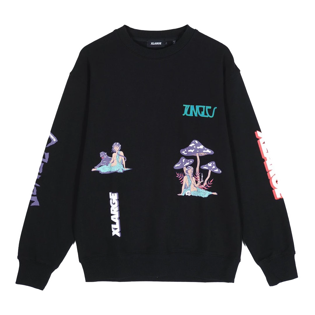 JUNGLESJUNGLES APPAREL JUNGLES JUNGLES PARADISO SWEATER BLACK 3 JUNGLESJUNGLES APPAREL JUNGLES JUNGLES PARADISO SWEATER BLACK