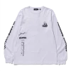 JUNGLESJUNGLES APPAREL JUNGLES JUNGLES OG XLARGE SPHINX LOGO LS TEE WHITE