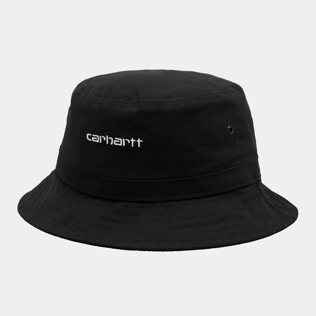 NEW ARRIVALS CARHARTT SCRIPT BUKET HAT BLACK 5 NEW ARRIVALS CARHARTT SCRIPT BUKET HAT BLACK