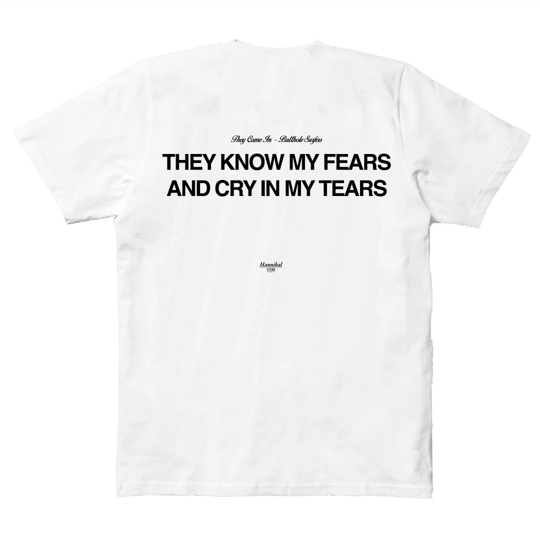 NEW ARRIVALS HANNIBAL STORE X FAUSTO SERAFINI " BUTTHOLE SURFERS" TEE 4 NEW ARRIVALS HANNIBAL STORE X FAUSTO SERAFINI " BUTTHOLE SURFERS" TEE