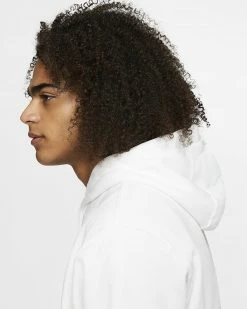 NEW ARRIVALS NIKE SPORTSWEAR CLUB FLEECE HOODIE WHITE