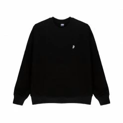 Stussy STÜSSY MAN SWIRL APP. CREW - BLACK