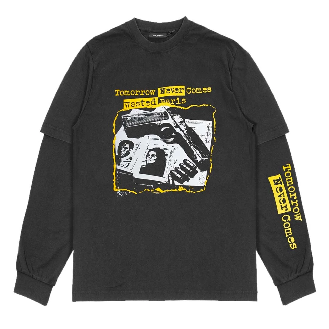 Wastedparis WASTED PARIS LONG SLEEVE AGE NEVER COME FADED BLACK 3 Wastedparis WASTED PARIS LONG SLEEVE AGE NEVER COME FADED BLACK