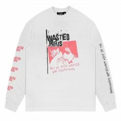 Wastedparis WASTED PARIS T-SHIRT LONG SLEEVES EVER WANTED WHITE