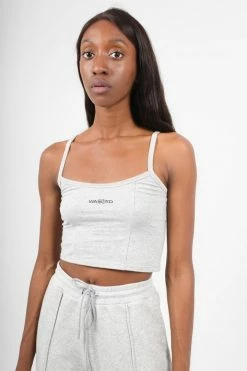WASTED PARIS TOP TANK UMA ASH GREY APPAREL