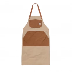 NEW ARRIVALS CARHARTT TONARE BIB APRON DUSTY BROWN