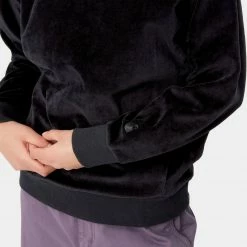 CARHARTT W'SILVERTON SWEATSHIRT BLACK 10 CARHARTT W'SILVERTON SWEATSHIRT BLACK