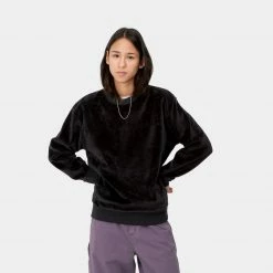 CARHARTT W'SILVERTON SWEATSHIRT BLACK 13 CARHARTT W'SILVERTON SWEATSHIRT BLACK