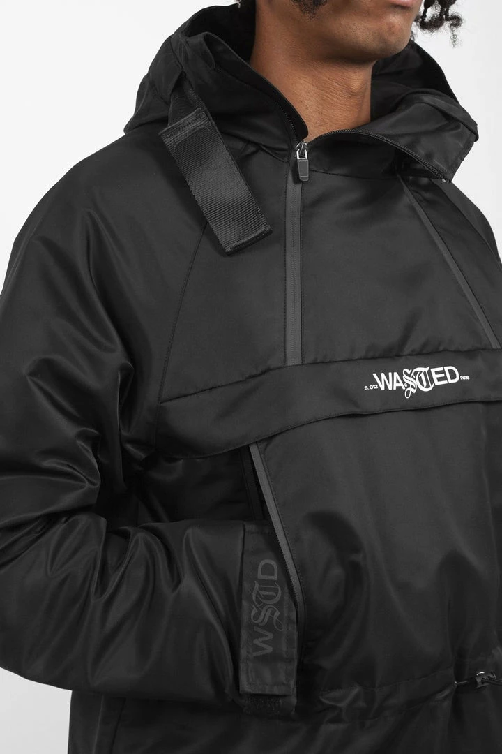 Wastedparis WASTED PARIS ARSENAL WINDBREAKER BLACK APPAREL 6 Wastedparis WASTED PARIS ARSENAL WINDBREAKER BLACK APPAREL